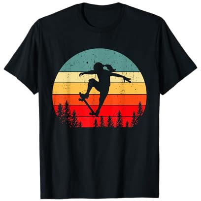 Skater Girl Skateboard Stunt Mädchen Geschenk T-Shirt