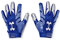 Under Armour Men's F8 Football Gloves , Royal (400)/Metallic Silver , Large
