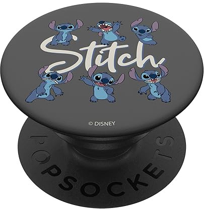 Disney Lilo & Stitch Stitch Poses PopSockets PopGrip Adhesivo