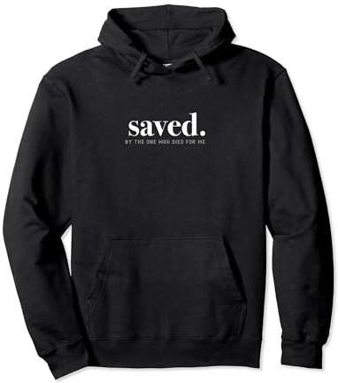 Saved by Jesus Christus Kirche Glaube Pullover Hoodie