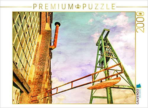 Puzzle · Zeche Lohberg Dinslaken Schacht 2 und Zechenwerkstatt 2000 Teile | Puzzle quer · 2000 Teile · Lege-Größe 90 × 67 cm · CALVENDO Puzzle
