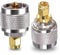 TUOLNK SMA to PL259 Adapter - SMA Male to UHF PL-259 Male Coax Connector for CB Radio Antenna - 2pcs