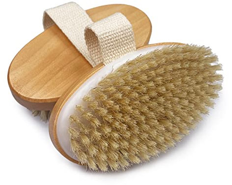 Firschoie 2 Pièces Brosse pour le corps de Massage, Brosse corporelle pour éliminer les peaux mortes, Utilisé pour améliorer circulation sanguine, réguler fonction lymphatique contre cellulite