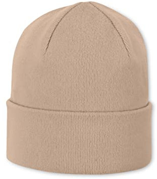 Sterntaler Unisex Kinder Mütze Baby Beanie Mütze Ripps, beige, 51