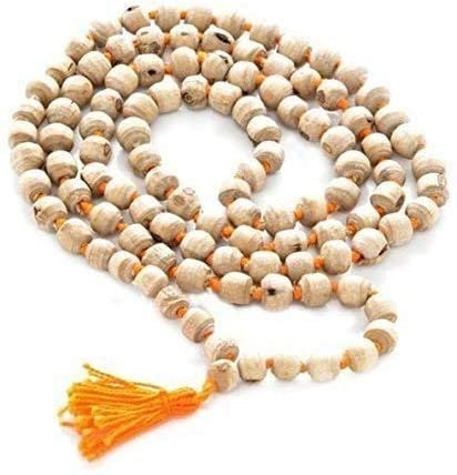 Frienemy Home Presents Natürliche Runde Form Tulsi Mala Rosenkranz 108 Perle Jaap Gebet Yoga Hindu Meditation Mala Für Unisex #Frienemy-3110