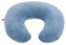 Mother hood Stillkissen Premium aus Baumwoll-Velour, Öko Tex Standard 100, Himmelblau