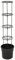Carousel Home Tomato Planter 4 Tier Vertical Planter, Self-Watering, Black, 116.5 cm