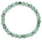 Majas Perlen Jade Myanmar Armband Perlen echt 6mm Daisyperlen echt platiniert oder vergoldet - Handmade Perlenarmband für Ausgeglichenheit Innere Ruhe Mut - Spiritueller Schmuck Damen Mädchen
