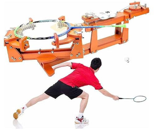 DPLXFPP Schlägerrahmen-Einfädelmaschine, Badmintonschläger-Bespannungsmaschine, Tennisschläger-Bespannungsmaschine Mit Digitalanzeige, Für Selbstgemachte Squash-, Tennis- Oder Badmintonschläger
