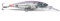 Nays MD MX 95 MR 9,5cm 10,5g - Wobbler, Farbe:S-10