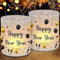 12 Windlicht Tischdeko Silvester, Happy New Year Deko, Silvester Deko 2025, Party Silvester Tischdeko Windlichter, Silvesterparty Neujahr Deko Geeignet für Teelichter oder Kerzen