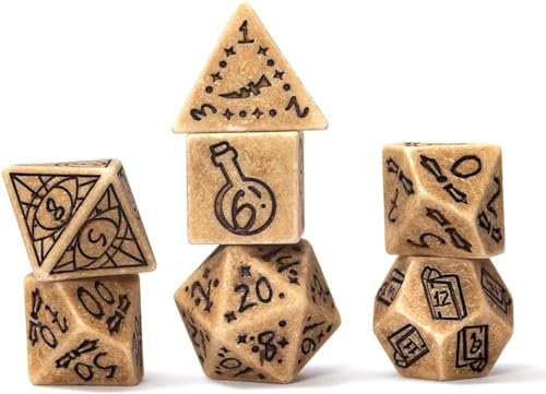 Set di dadi RPG (7): Pietra illusoria - Arenaria