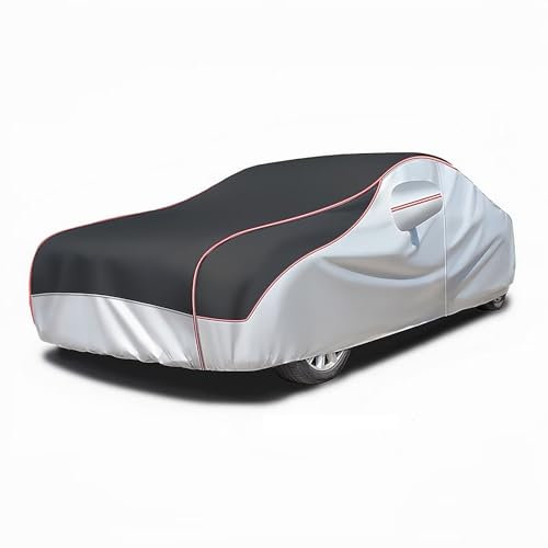 Autoabdeckung Anti-Hagel für Jeep Cherokee, Outdoor wasserdichte Autoplane Kratzfeste Plus Baumwolle mit Reißverschluss Ganzjahresplanen universelle Autoschutzplane