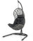 RELAX4LIFE Swing Egg Chair with Stand, Garden Patio PE Rattan Hanging Chair with Cushion & Pillow, Indoor Outdoor Wicker Hammock Chair for Backyard, Balcony, Living Room