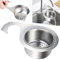 Sink Drain Strainer Cucina Sink Strainer Cestello Lavello Cucina Filtro Lavandino Cucina Colino Cestello da Lavello Cestello di Scarico Multifunzione Per Lavelli da Cucina Angolo per Frutta e Verdura