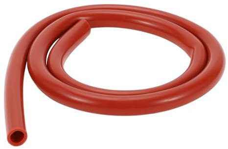 Hihaha Tuyau De Silicone Pour Aspiration Automobile Haute Température 1 Mètre 10Mm Id 2Mm D'Épaisseur 1 Pièce Rouge