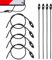 T TAKONE 8X Spanngurte Für Fahrradträger Warntafel – Verstellbar & Elastisch 50 cm, Passend Für Spanien & Italien