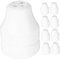 Cabilock 12pièces Set De Boutons Bois pour Corde De Store Accessoires Élégants à Quatre Troux pour Tirez De Rideaux Support Fiable Et Installation Facile