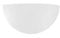 Recambio cristal media luna curvado mate 25cm (Blanco Mate, 25 cm)