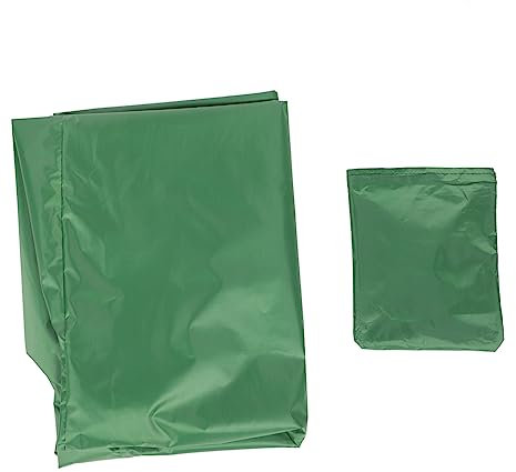 BESPORTBLE 1 Pc cubierta del cortacésped asiento sin cable Piscina manguera podadora lawn mower fundas protectoras impermeables cubierta impermeable de la máquina de hierba 210D Oxford Green