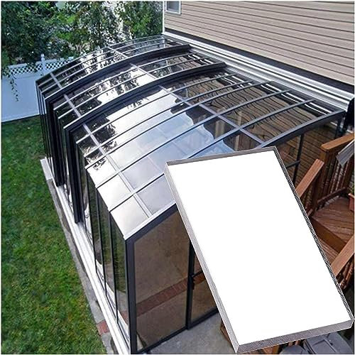 Dachplatten aus Polycarbonat, transparent, 3 mm dick, wärmeisolierende Platten für Pavillon, Carport, Veranda, Ersatzdachplatten, hohe Festigkeit