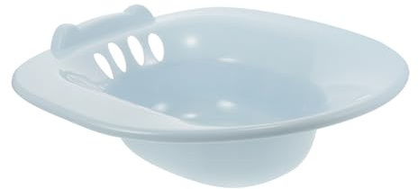 PACKOVE Bidet Schüssel Badewannensitz Teil sitzen intern Sitzbad für -Frauen Bad nach der Geburt Sitzbad WC-Sitz SITZ BAD Frauen WC-Sitzbad Plastik Blue