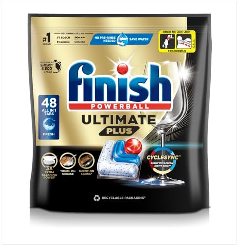 Finish Ultimate Plus Regular Dishwasher Tablets 48pk