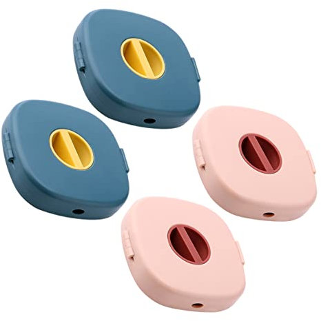 4 Piezas Organizador de Cables Portátil Recogedor Retráctil de Cables con Soporte para Móvil Caja de Almacenamiento Duradero para Oficina y Hogar