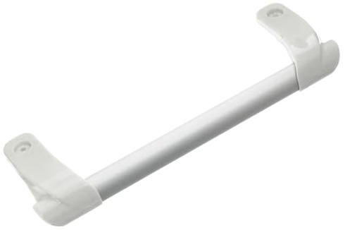Reliapart Grab-Style White Refrigerator Door Handle Compatible for Hotpoint RLA80P RLA84P RLA50P RZA50P FZA80P FFA75P Models Sturdy Replacement C00111164 Fridge Freezer Handle