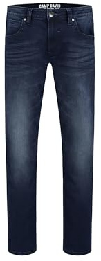 Camp David NI:CO Herren Jeans Regular Fit Stretch | gerades Bein, mittlere Leibhöhe, Denim mit Elasthan, Five-Pocket, Reißverschluss, Verschiedene Waschungen, Längen & Stretchgrade, Zeitloser Look
