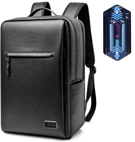 Laptop Rucksack Herren Business 15,6 Zoll mit Dynamischem Tragesystem | Wasserdichter Business Laptop Rucksack Herren, 26L Ergonomische Rucksack mit Laptopfach, Geringere Belastung der Schultern