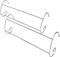 Taylor & Brown Set of 2 Chrome Twin Radiator Heater Indoor Clothes Airer Dryer Laundry Towel Rail Rack Hanger Holder Horse Stand Bar Space Saving 2 Pack