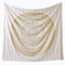 Popular Handicrafts Originale Wandbehang Golden Mandala Tapisserie Wandbehang Hippie Wandbehang Boho Tagesdecke mit metallischem Glanz extra groß (230 x 270 cm)