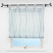 ESLIR Raffrollo mit Schlaufen Gardinen Küche Raffgardinen Modern Schlaufengardinen Vorhänge Transparent Voile Grau BxH 100x140cm 1 Stück