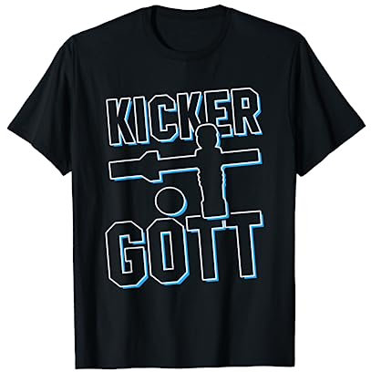 Tischfussball Tischkicker Tischfußball Kicker Gott T-Shirt