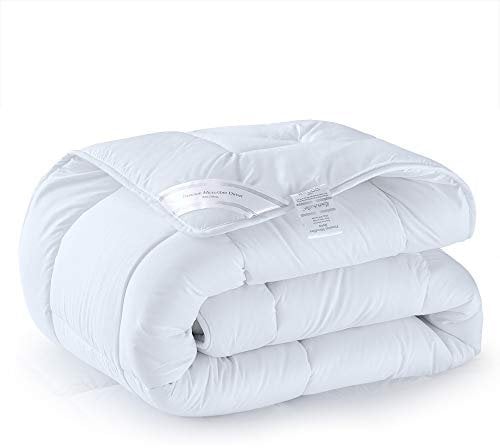 Threads For Bed Fluffy 13.5tog Double Size Microfiber Duvet, Lightweight Anti-Allergy Quilt Comforter with Down-Alternative Filling & Soft Microfiber Cover, Baffle Box Stitched, Filling Weight: 1760g