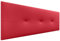 DHOME Cabecero de Polipiel o Tela AQUALINE Pro cabeceros Cabezal tapizado Cama Lujo (Polipiel Rojo, 135cm (Camas 120/135/140))
