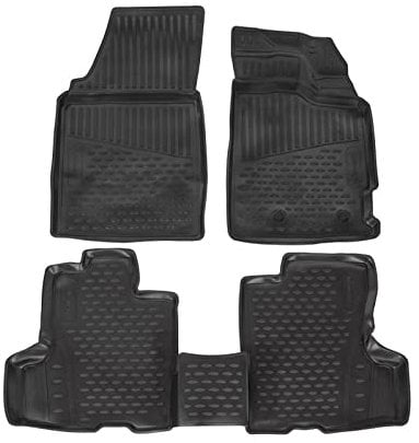 Tailored Rubber Set Tailored Heavy Duty Mats Tray for Duster mk2 2017-2024