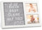 Baby Handabdruck und Fußabdruck Set mit Filz Letterboard - Baby Bilderrahmen fur Fußabdruck Baby, Handabdruck Baby, Neugeborene Baby Abdruckset, Personalisierte Geschenke Baby (Alpine White)