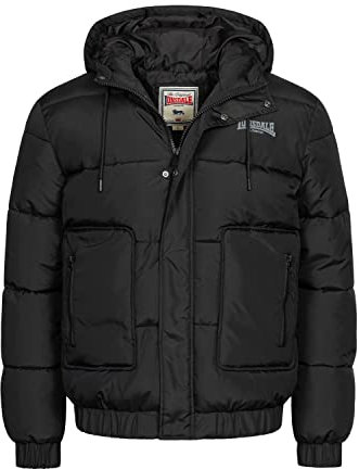 Lonsdale Men's DOLLAGH Winterjacke, Black/Grey, XXXL