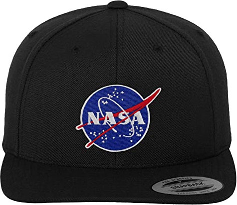 NASA Offizielles Lizenzprodukt Insignia Premium Snapback Cap (Schwarz), Einheitsgröße