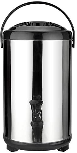 Termos For Comida Caliente, Tarro De Comida Al Vacío De Acero Inoxidable For Sopa Caliente Termos Fiambreras Contenedores For Comida Fría Y Caliente LYWY (Color : Black, Size : 20L)