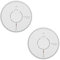 AngelEye Lot de 2 Détecteurs de Fumée Optique NF Piles 5 Ans AE6615-FRR-T2 (Nouvelle génération, remplace Ingenious TPST-AE625-FRR)