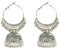 CHABER Vintage Silber Farbe Runde Bollywood Oxidierte Ohrringe Für Frauen Kolczyki Ethnische Quaste Jhumka Ohrringe Geschenk