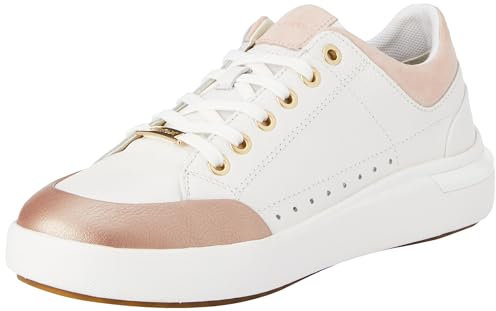 Geox Femme D Dalyla A Basket, White Lt Rose, 38 EU