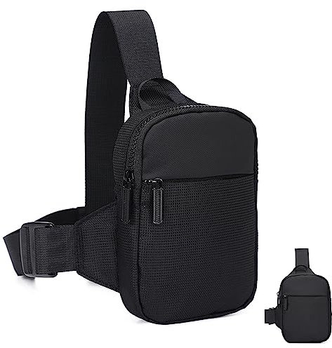 Sac à Poitrine Léger et Imperméable - Multi-sports, Pour Voyage et Randonnée, Sac Homme Léger avec Sling pour les Sports