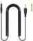 FAAEAL ATH-M50x Replacement Audio Cable,Coiled AUX Cord Compatible with Audio-Technica ATH-M40x M60x M70x Wired Headphones with 6.35mm (1/4) Adapter,14ft