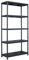 AJJHUUKI Industrie Lagerregal Regal Regal schwarz 260kg 90x40x180cm Kunststoff Business & Industrie