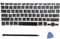 Ersatz-Tastatur-Set mit Tastenkappen und Werkzeug, anwendbar für MacBook Pro 13 Zoll / 15 Zoll Retina Modell A1425 A1502 A1398 2012–2015 Jahr für MacBook Air 13 Zoll Modell A1369/A1466 2011–2017 Jahr