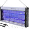 PALONE Lampara Antimosquitos 4000V 1.5M USB Repelente de Antimosquitos Electrico al Aire Libre,Mata Mosquitos Electrico con Cadena y Bandeja, Adecuada para Interiores y Exteriores (50 * 24.5 * 5.7CM)